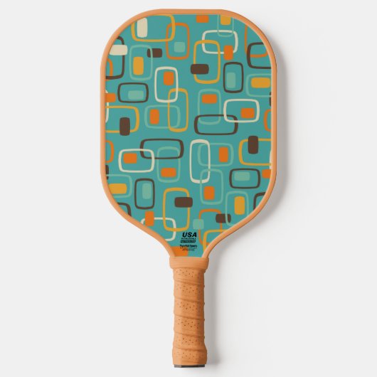 Retro Patroon Pickleball Paddle (Voorkant)