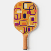 Retro Patroon Pickleball Paddle (Achterkant)