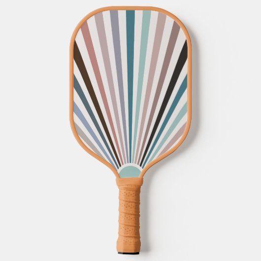 Retro Patroon Pickleball Paddle (Achterkant)