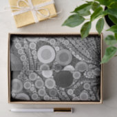 Retro Patroon van Black&White Tissuepapier (Geschenk)