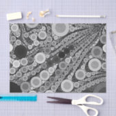 Retro Patroon van Black&White Tissuepapier (Craft)