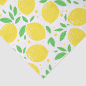 Retro patroon van Summertime Citrus Fruit Ti Tissuepapier (Detail)