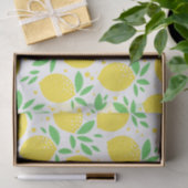 Retro patroon van Summertime Citrus Fruit Ti Tissuepapier (Geschenk)