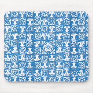 Retro patroon vintage tarotkaart achterkant muismat