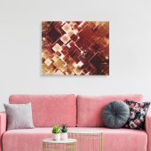  retro Patroonschilderdoek Canvas Afdruk (Insitu (Woonkamer))