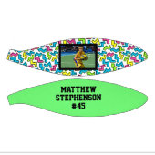 Retro Pattern 80s Bright Photo Basketball Ball Basketbal (Panelen)