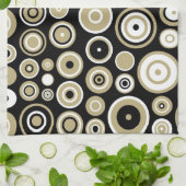 Retro Pattern Abstracte kunst - keukenhanddoek (Gevouwen)