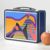 Retro  Pattern Mensen (In situ)