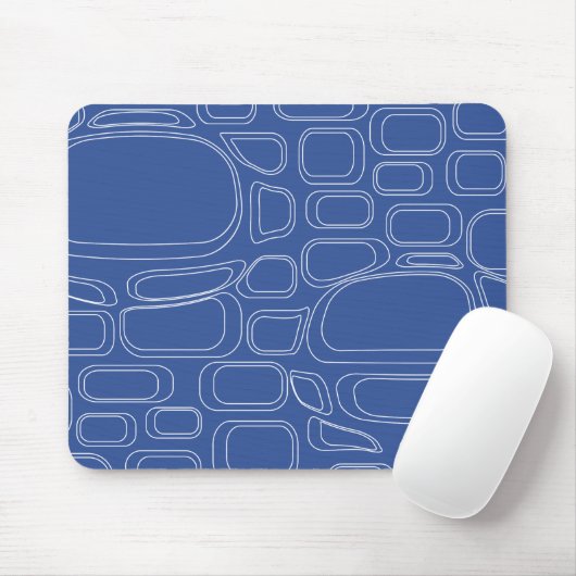 Retro Pattern Mousepad Muismat (Met muis)