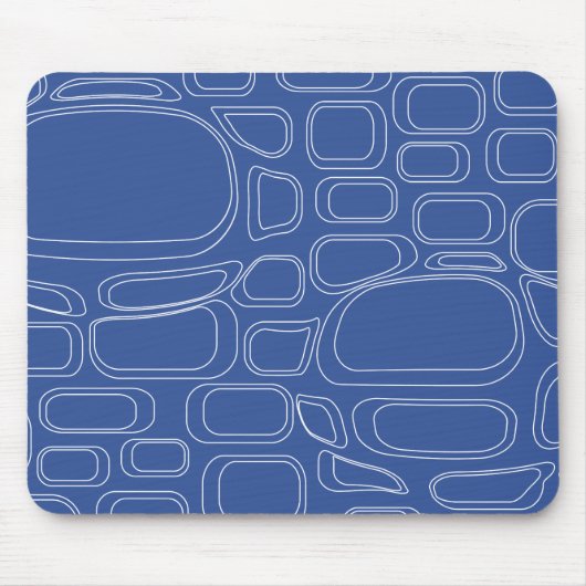Retro Pattern Mousepad Muismat (Voorkant)