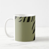 Retro Pattern Zebra Pop Art 2 Koffiemok (Links)