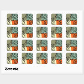 Retro Pattern Zebra Pop Art Stickers (Vel)