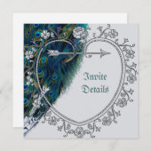  retro  paukveren nodigen kaart (Voorkant / Achterkant)