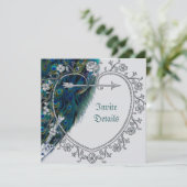  retro  paukveren nodigen kaart (Staand voorkant)