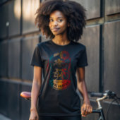 Retro Paul Bunyan Fietsroute T-shirt