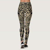 Retro Pauw Leggings (Achterkant)