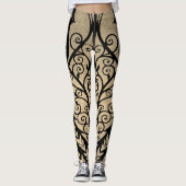 Retro Pauw Leggings (Voorkant)