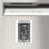 Retro Payphone Ontwerp, Telephone Booth Art Magneet (Insitu (Vaatwasser))