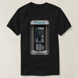 Retro Payphone Ontwerp,  Telephone Booth Art T-shirt