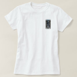 Retro Payphone Ontwerp,  Telephone Booth Art T-shirt