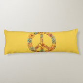 Retro Peace Body Pillow Lichaamskussen (Achterkant)