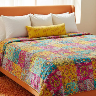 Retro Peace Body Pillow Lichaamskussen