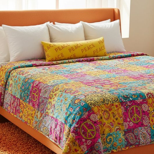 Retro Peace Body Pillow Lichaamskussen