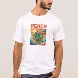 Retro Peace Graphic-Shirt T-shirt