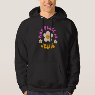 Retro Peace  Jesus Freak 60's 70's Hoodie