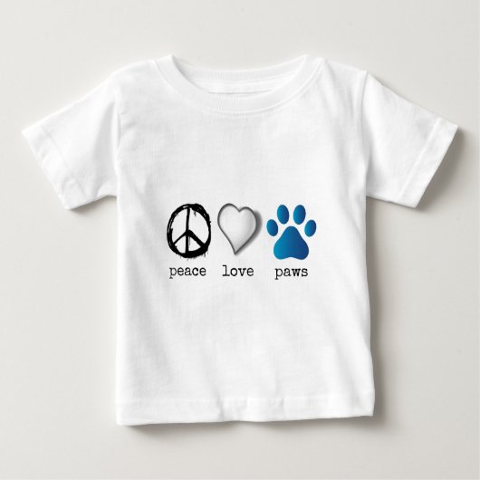 Retro Peace Love Paws (Voorkant)