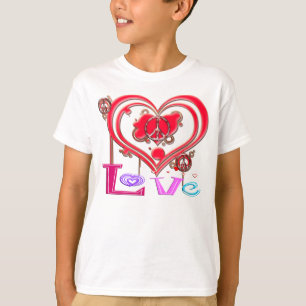 Retro Peace & Love T-shirt