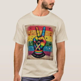 Retro Peace Sign Anti-Bullying T-Shirt