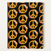 Retro Peace Sign Planner (Achterkant)