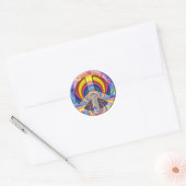 Retro Peace Stickers (Envelop)