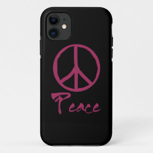 Retro Peace-teken Case-Mate iPhone Case