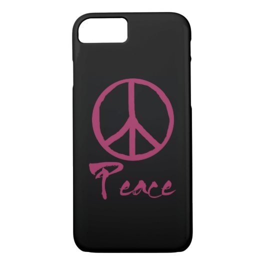 Retro Peace-teken Case-Mate iPhone Case (Achterkant)