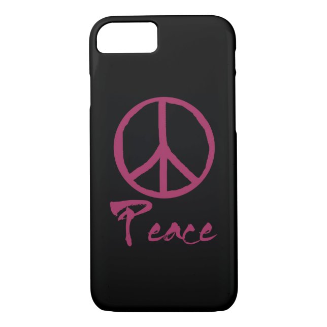 Retro Peace-teken Case-Mate iPhone Hoesje (Achterkant)