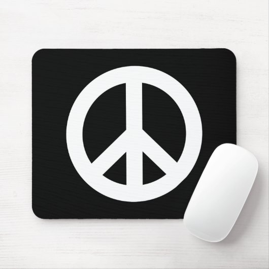Retro Peace-teken Muismat (Met muis)