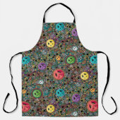 Retro Peace-teken Schort (Voorkant)