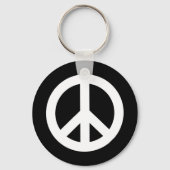 Retro Peace-teken Sleutelhanger (Voorkant)