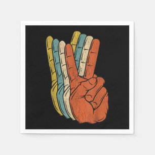 Retro Peace Vintage 60's 70's Hippie Servet
