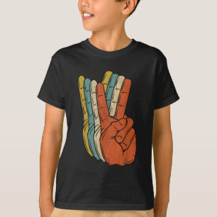 Retro Peace Vintage 60's 70's Hippie T-shirt