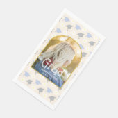 Retro Peach Graduation Announcement Servet (Hoek)