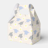 Retro Peach Graduation Bedankdoosjes (Voorkant Zijde)