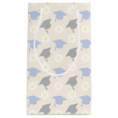 Retro Peach Graduation Klein Cadeauzakje (Voorkant)