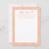 Retro Peach MCM Mid-Century Modern Game Kaart (Voorkant)