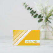 REtro PEACHES Visitekaartje (Staand voorkant)