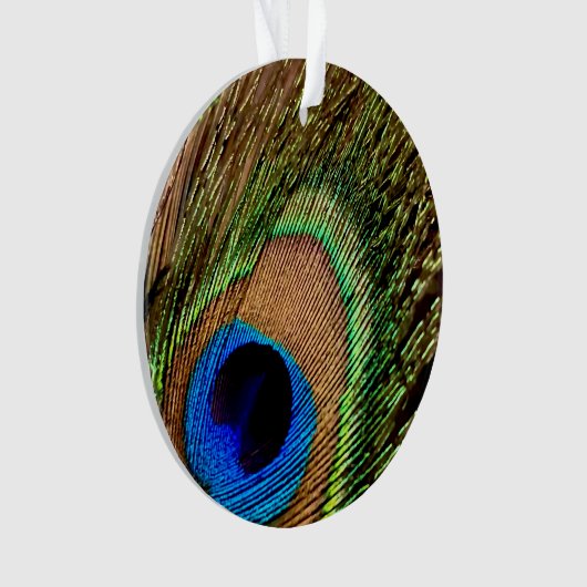 Retro Peacock Ornament (voorkant)