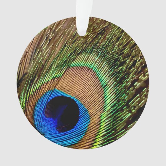 Retro Peacock Ornament (voorkant)