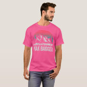 Retro Peak Bagger Peak Bagging Wandelen T-shirt (Voorkant volledig)